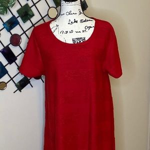 Lovely Lularoe Carly Ribbed dress w/ free scarf